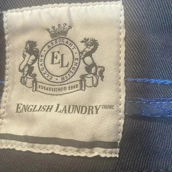 English laundry day 2 nite regular trendy fit midnight blue 5 pcket jean pant 36 - Picture 5 of 5